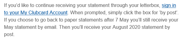 Tesco - Why am I having to sign in and change my settings back to what they were?